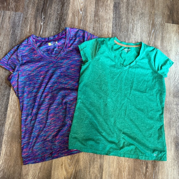 Xersion Tops - Xersion Active Sz Large Set of two v neck shirts